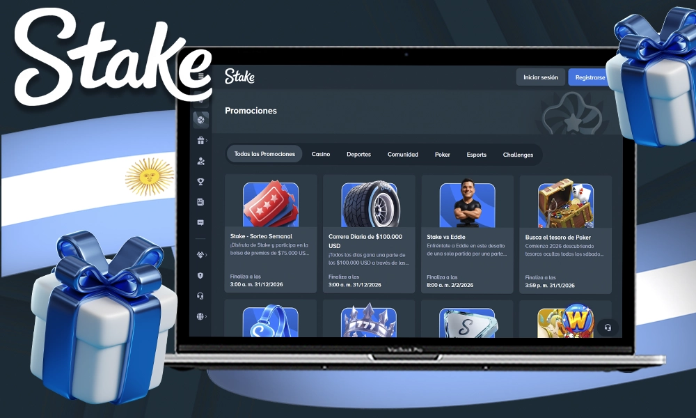 Bonos y promociones de Stake